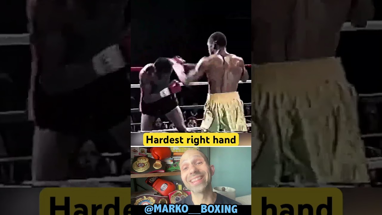 Hardest straight right hand in boxing history