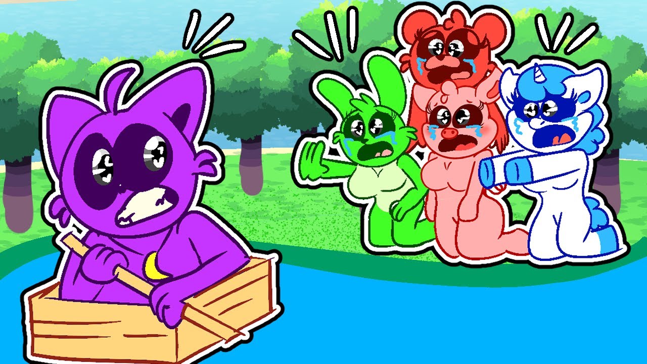 CATNAP se DESPIDE de LAS CHICAS SMILING CRITTERS en MINECRAFT! 😭💔 Poppy Playtime 3