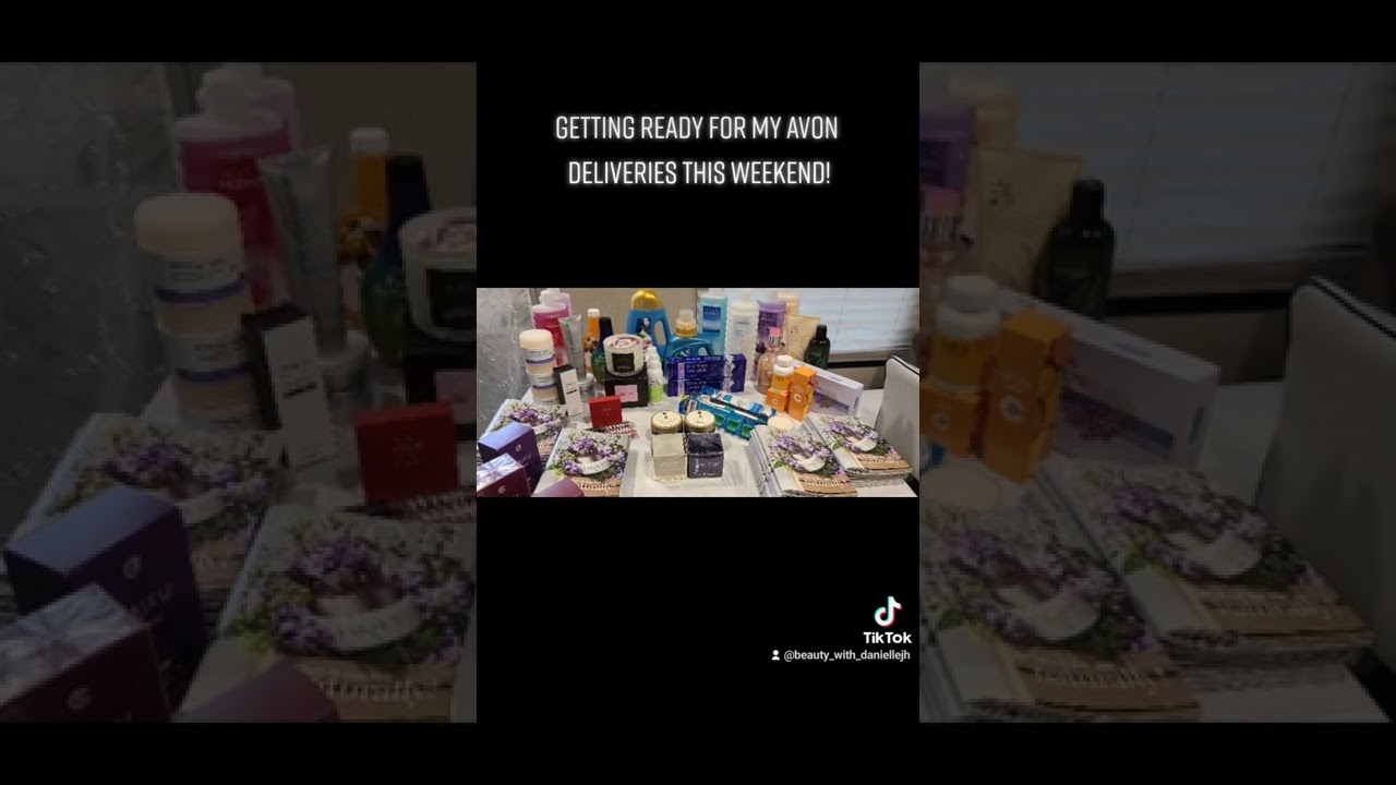 Avon Product Organization Before Bagging. #Avonreplife #Organization #homebusiness #tinyhome