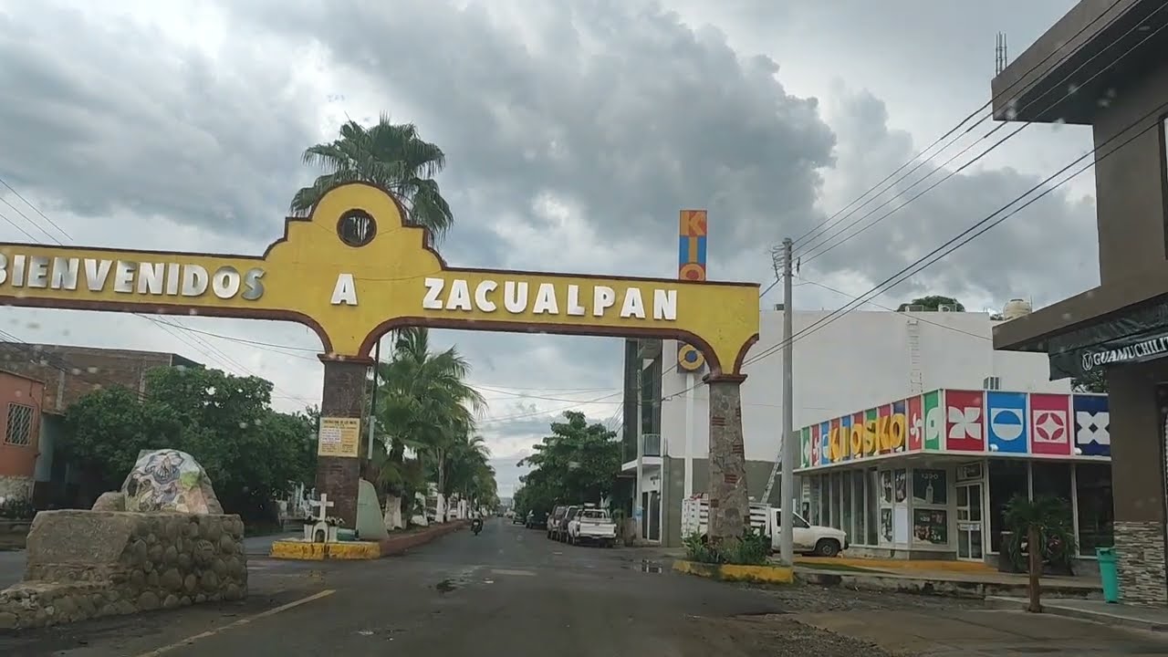 PUEBLO DE ZACUALPAN NAYARIT CHEQUEN QUE BONITA PLAZA 28-08-23