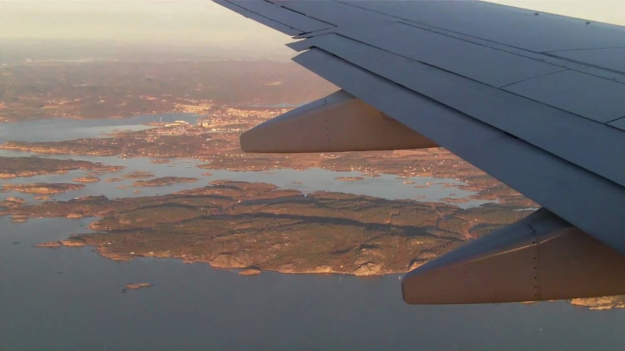 Ryanair 737-800 Early Morning landing at Oslo (Torp - Sandefjord) 1080HD