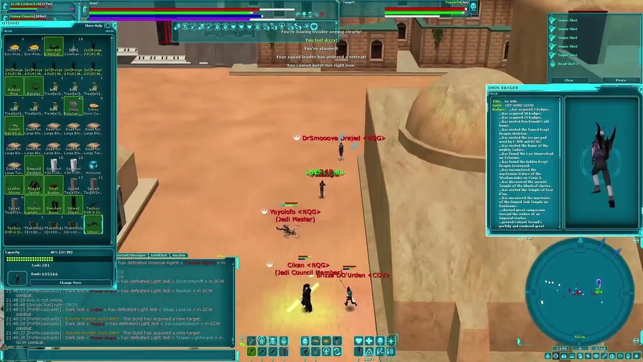 SWG Infinity Avix Jedi Rifleman Montage - Operation Sandstorm