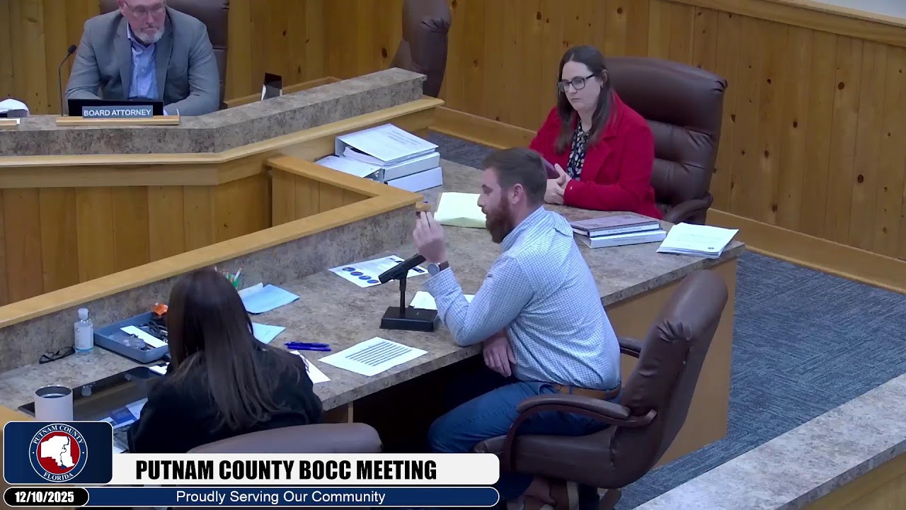 Putnam County Planning Commission Meeting December 10th, 2025