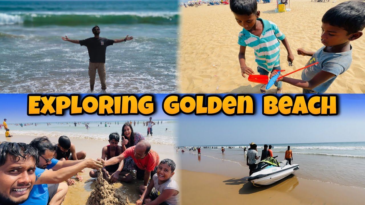 Golden Beach पर ऐसा नज़ारा पहले कभी नहीं देखा😍 | Exploring golden beach | village lifestyle vlog