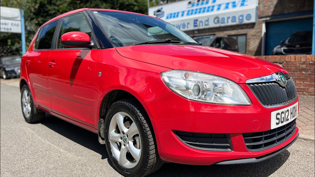 2012 Skoda Fabia 1.4 SE Red 5dr Hatcback Manual Petrol