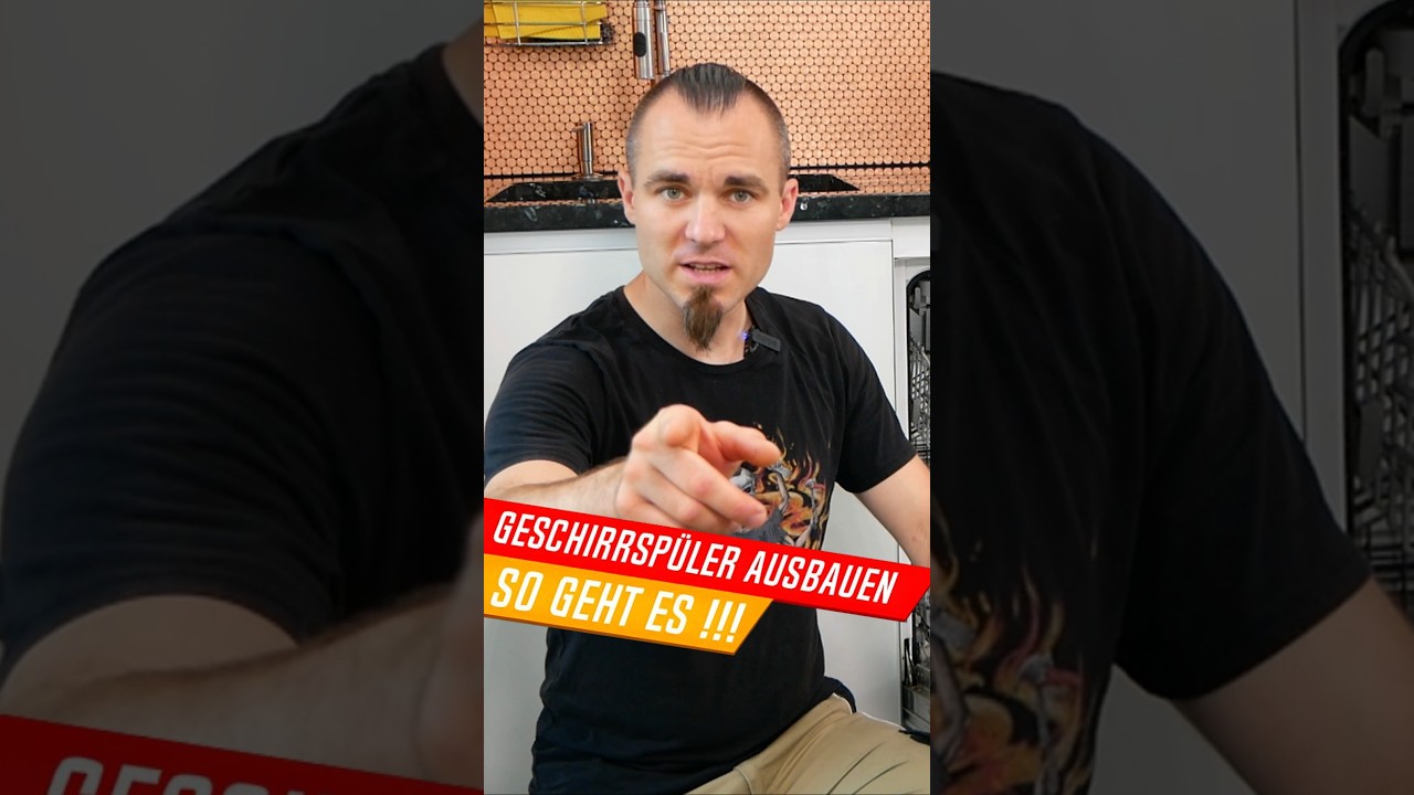 Geschirrsp&uuml;ler ausbauen #Geschirrsp&uuml;ler #Sp&uuml;lmaschine #ausbauen #demontieren #heimwerker