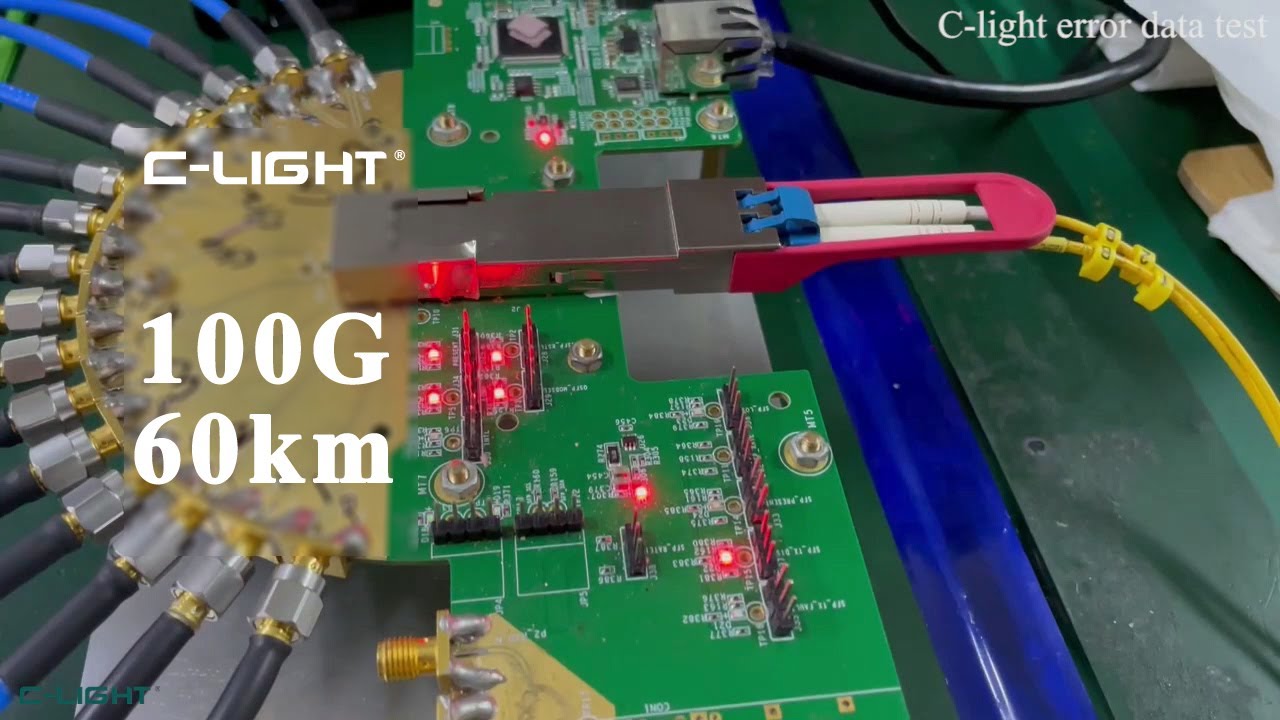 100G 60km QSFP28 Operation Test