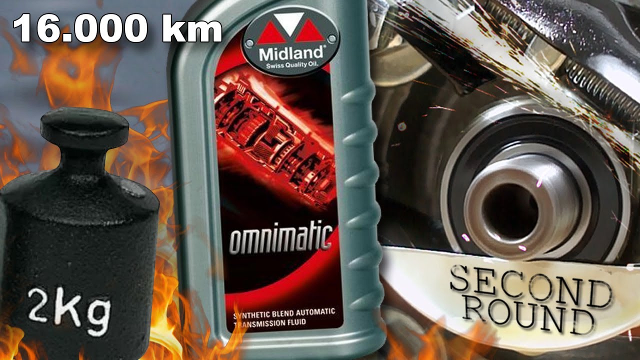 Midland Omnimatic ATF использованное масло испытание после 16000 км - 2 кг / 100 ° C