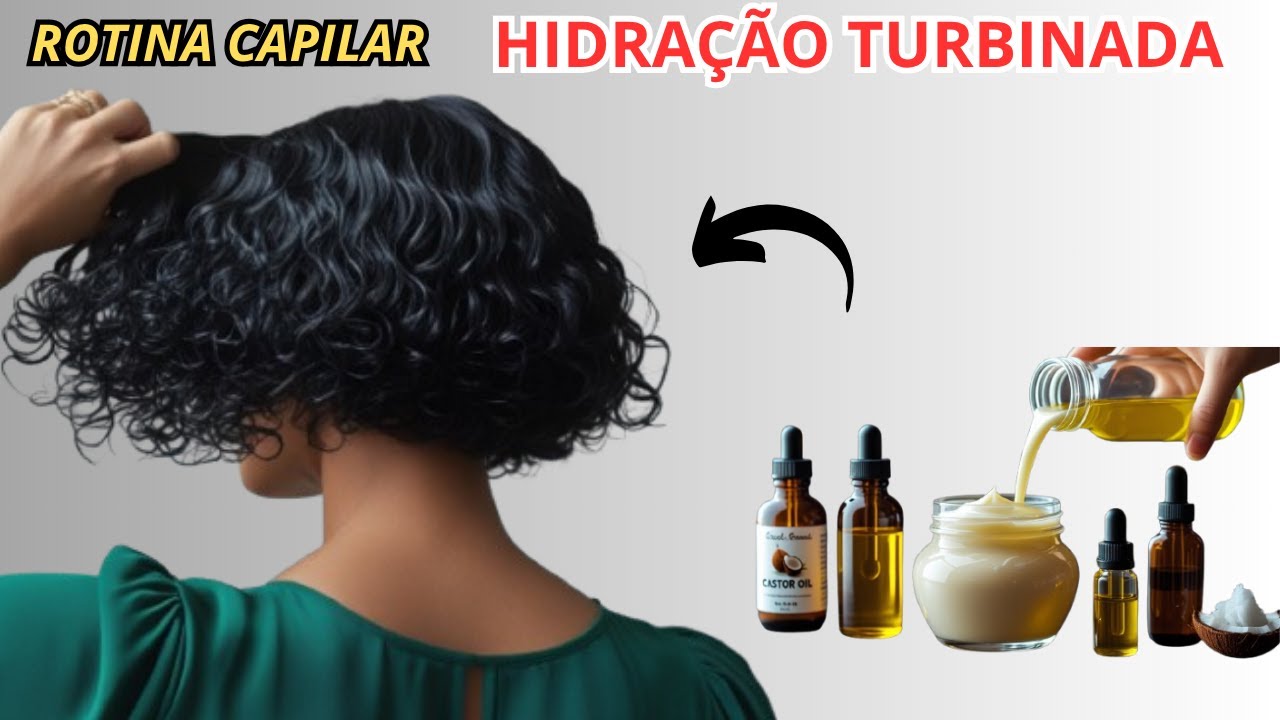 RECEITA HIDRATAÇÃO TURBINADA com Óleo de Rícino, Coco e Babosa + Tiro Dúvidas Importantes #hene