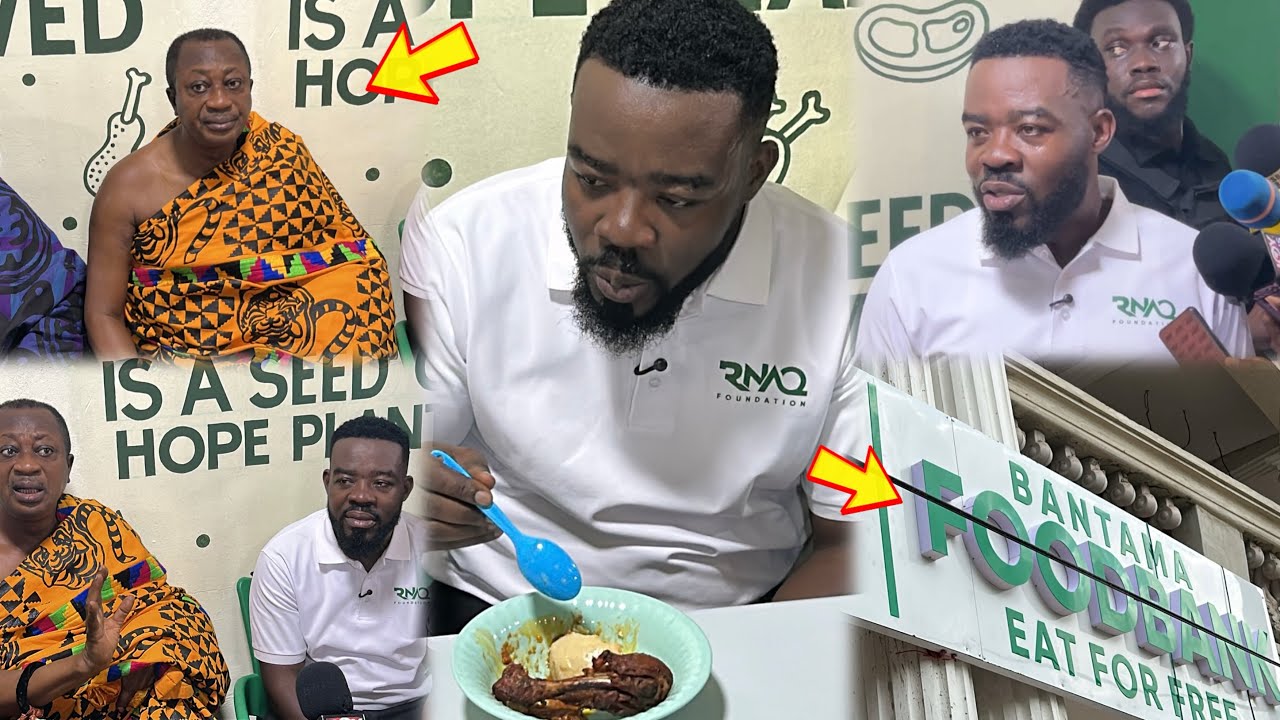 Bantamahene Joins Richard Nii Quaye To Open The First Branch Of RNAQ Food Bank In Kumasi