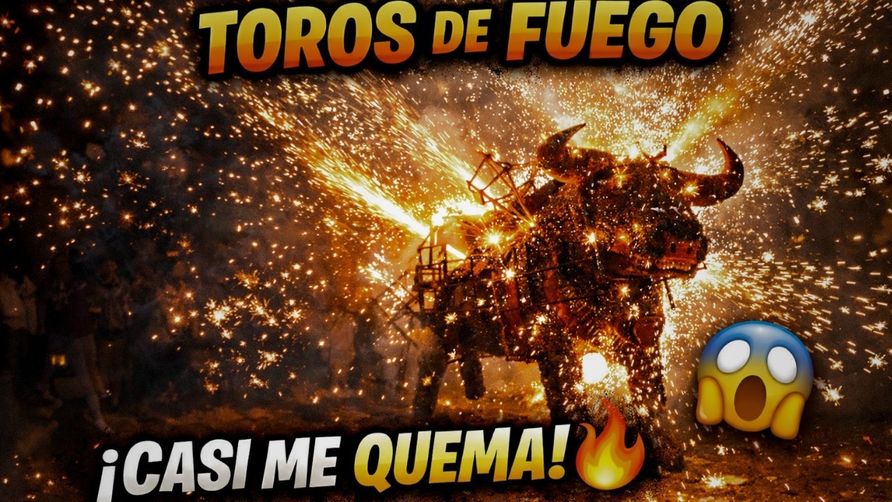 Fui al recorrido de los TOROS DE FUEGO en Tultepec | ARZU ROBLEDO … ¡casi me queman! 🔥