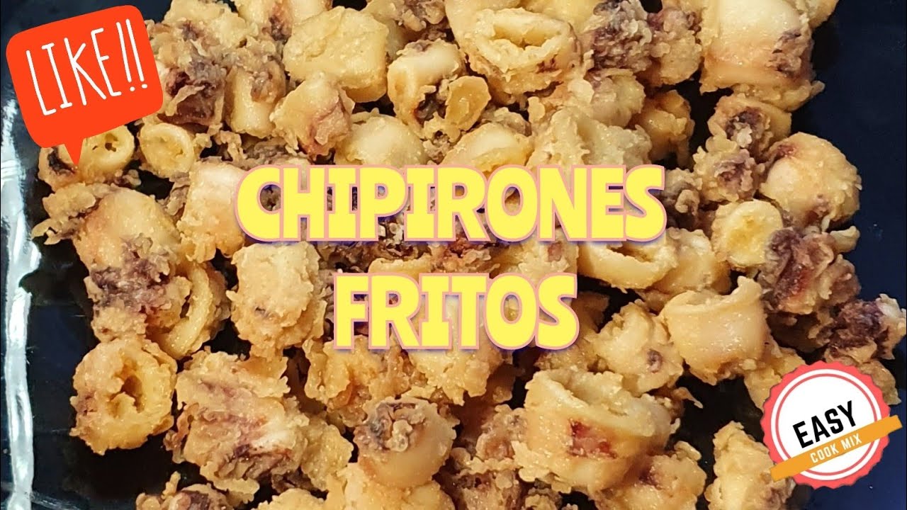 CHIPIRONES FRITOS REBOZADOS, MUY CRUJIENTES Y FÁCILES