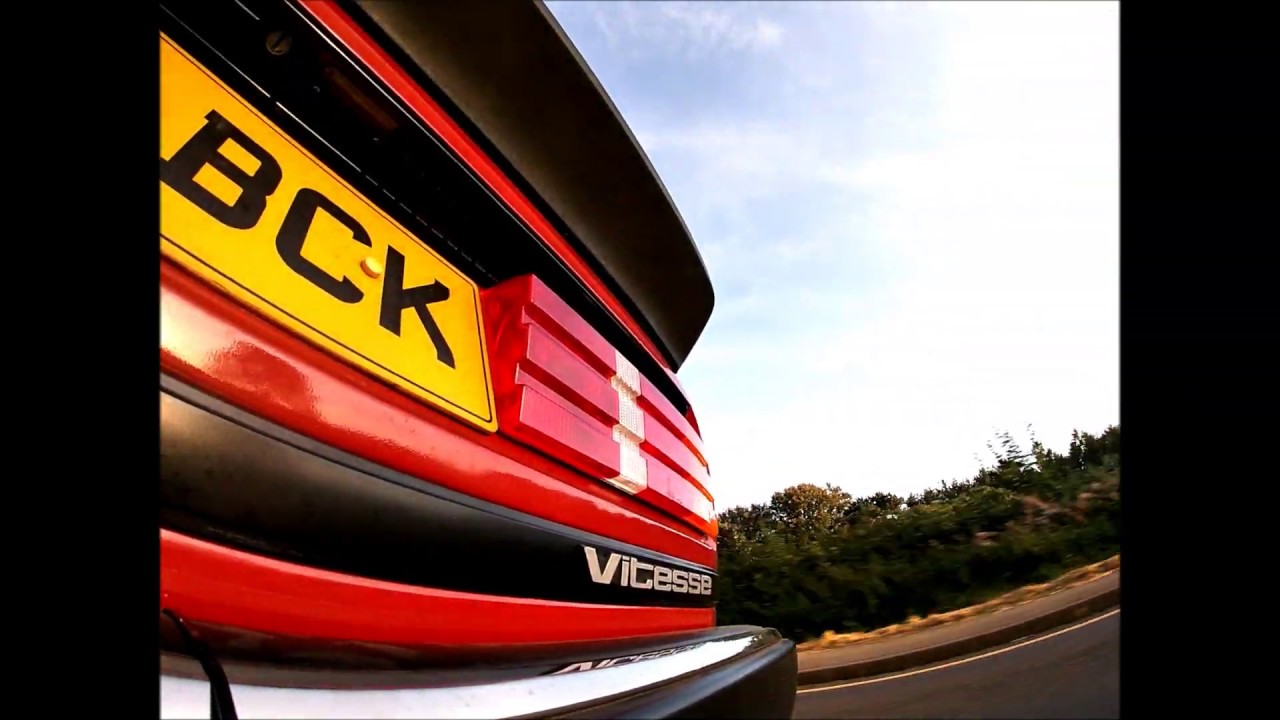 Rover SD1 3500 Vitesse V8 - Exhaust View