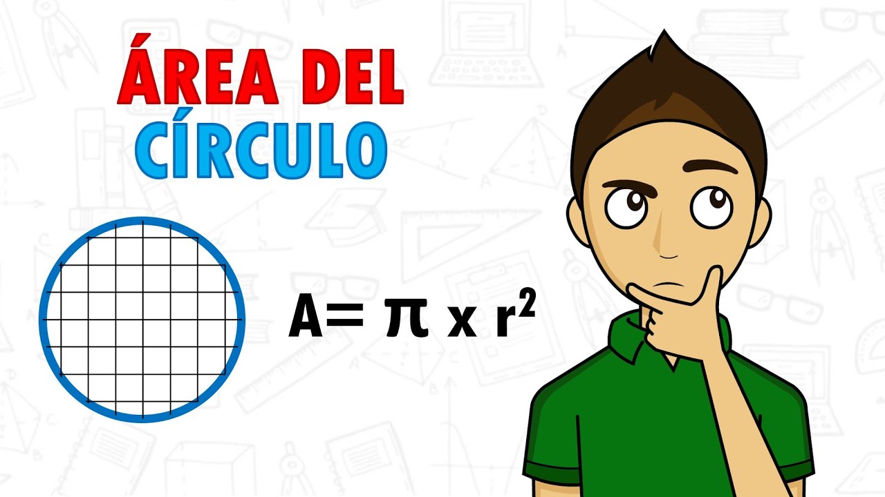 ÁREA DE UN CÍRCULO Super facil - Para principiantes