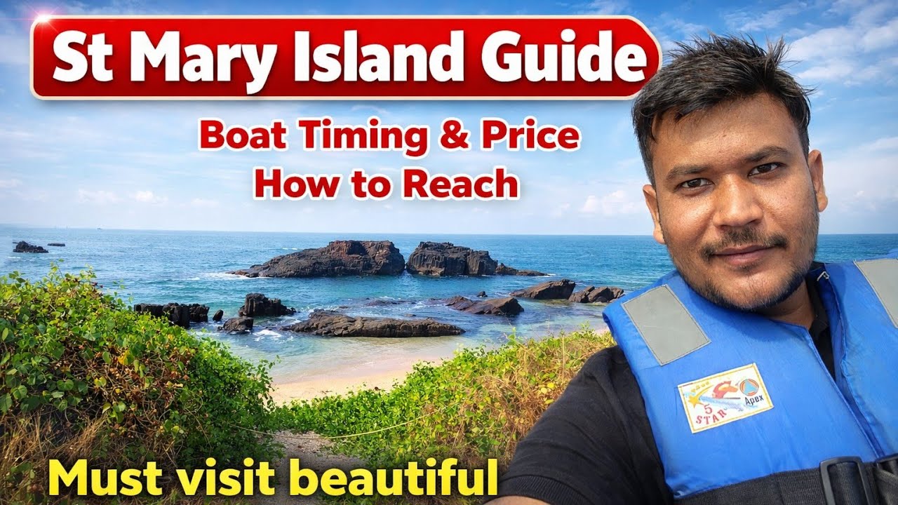St. Mary’s Island Udupi🛥️🏝️ Paradise Island | Boat Ride, Timing,Price, must-visit place in Karnataka