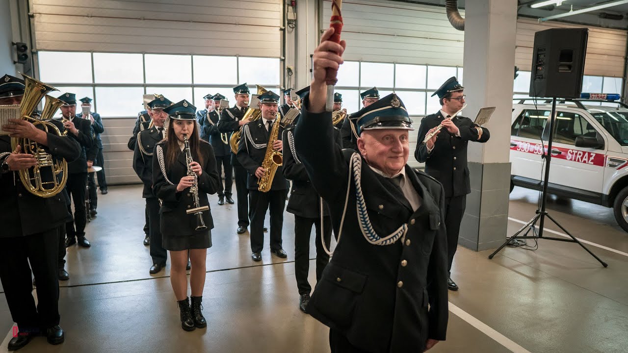Orkiestra Dęta z OSP Stara Wieś podczas Powiatowych Obchodów Dnia Strażaka - 17.05.2023