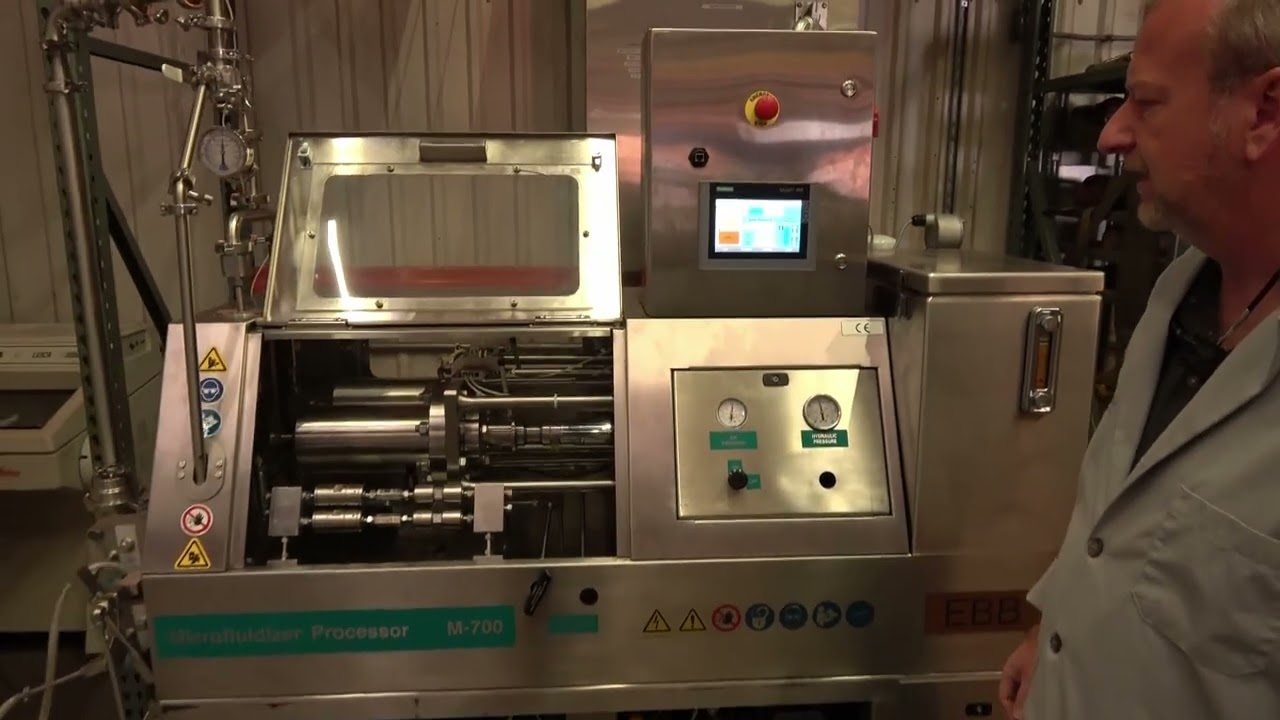 Microfluidics M700 Microfluidizer Processor 7250-20K Production Scale Ultra High Shear Homogenizer