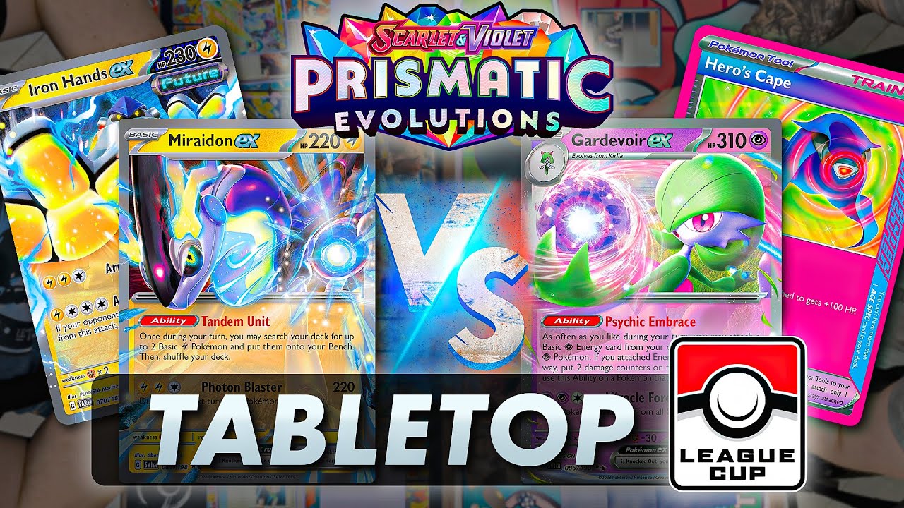Miraidon ex vs Gardevoir ex (Top 4)【Prismatic Evolutions】League Cup | Tabletop