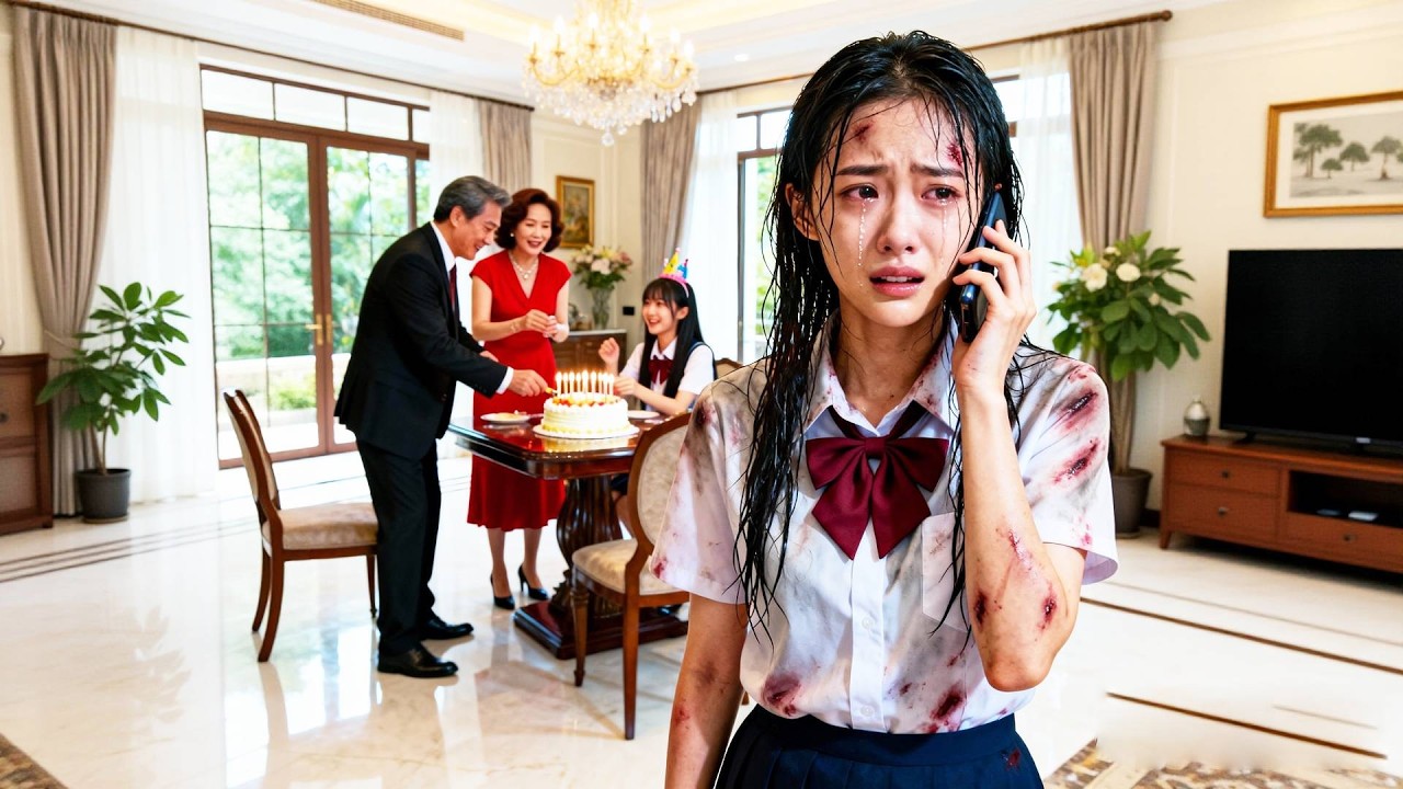 全家在給養女慶祝生日掛斷我的求救電話，我從地獄爬回來直接斷親，當真相大白養女的真面目被揭穿，全家在我墓前跪著求原諒！#都市 #movie #短劇 #逆襲 #情感 #重生