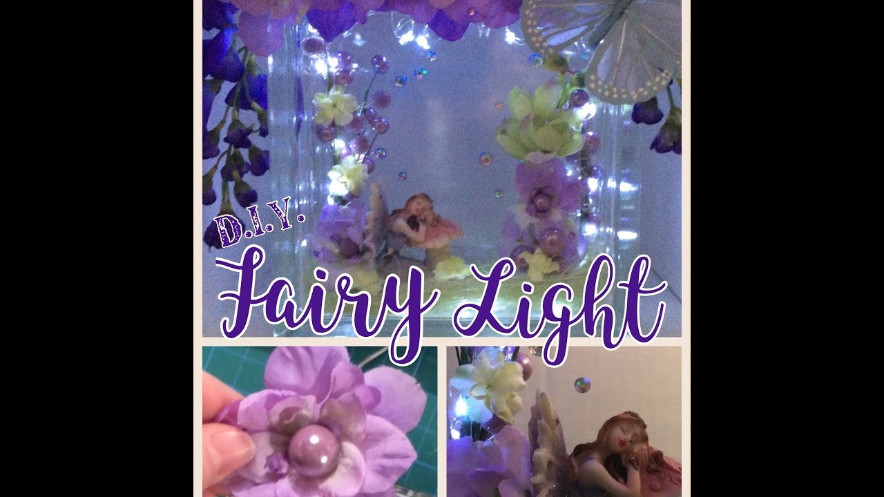D.I.Y. Fairy Light. Turn a Glass Block into a OOAK Fairy Light Crafty Conjuring How To
