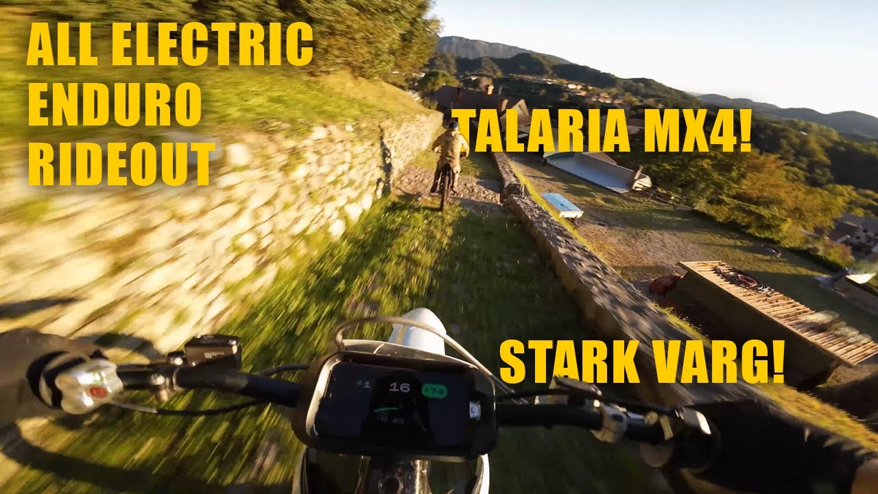 MY FIRST ALL ELECTRIC ENDURO RIDEOUT // STARK VARG AND TALARIA STING R TRAIL RIDING