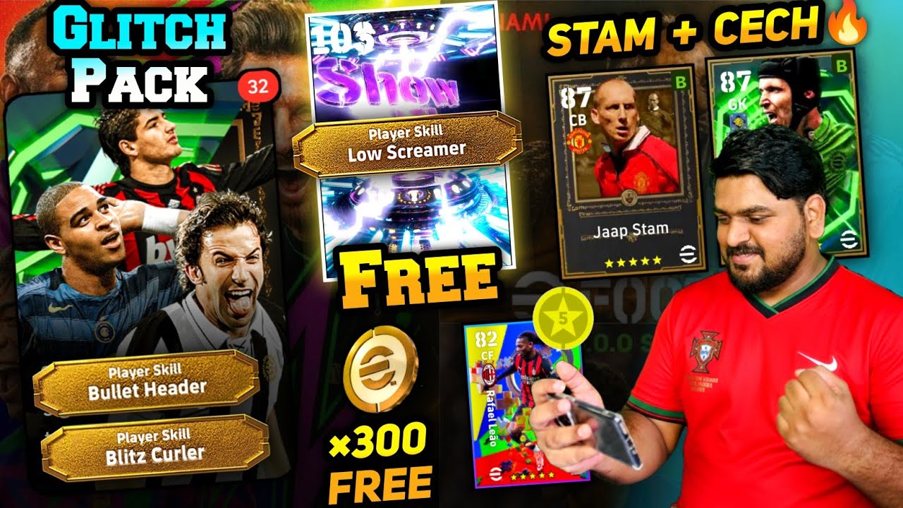 Free Low Screamer Showtime🔥| ×3 Goal Poacher With Blitz & Bullet Header Glitch Pack In E-Football 26
