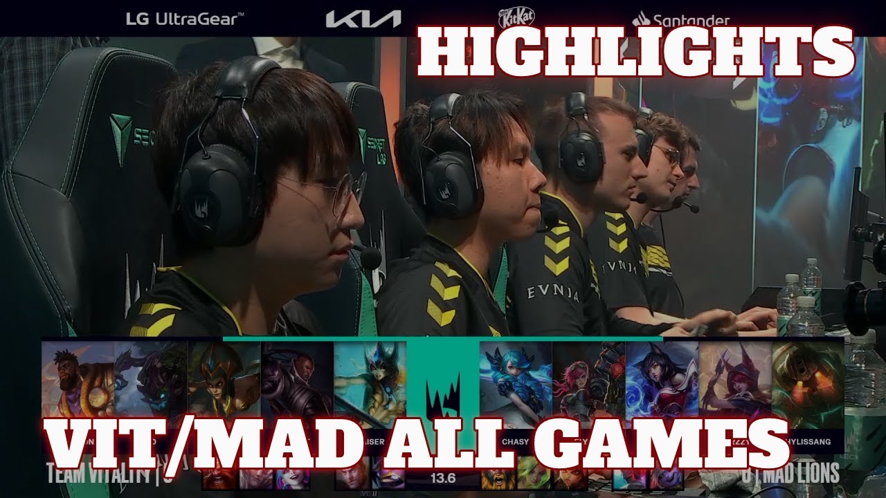 VIT vs MAD - All Games Highlights | Semi Final LEC Spring 2023 Playoffs | Vitality vs Mad Lions