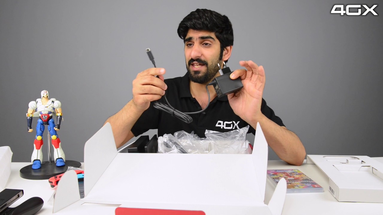 فتح علبة نينتندو سويتش وتجربة الجهاز Nintendo Switch