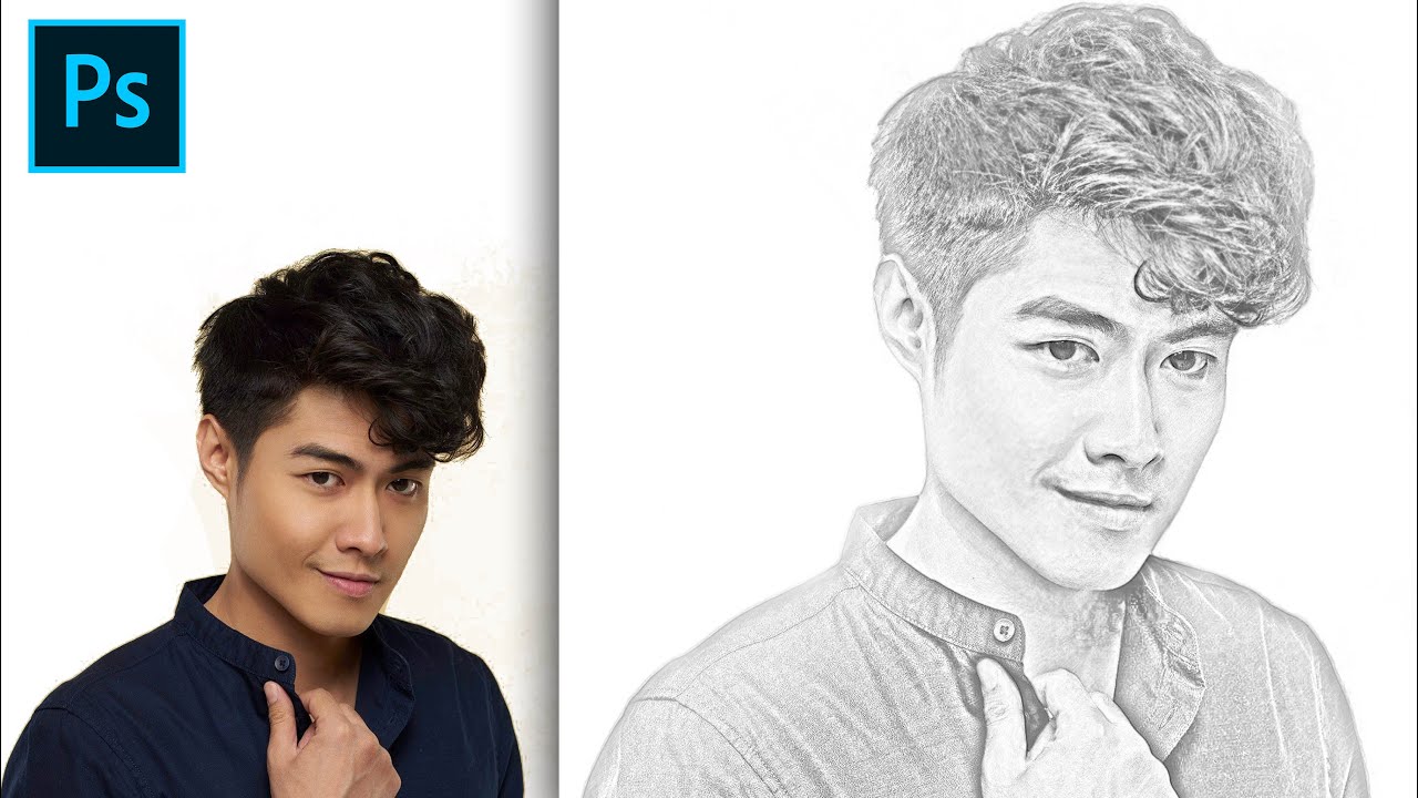 MUDAH Membuat Sketsa efek Pensil dengan Photoshop