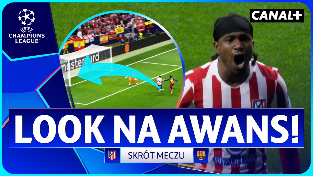 BARCA ZA BURTĄ LIGI MISTRZ&Oacute;W! ZN&Oacute;W CZERWONA KARTKA! ATLETICO - FC BARCELONA, SKR&Oacute;T MECZU