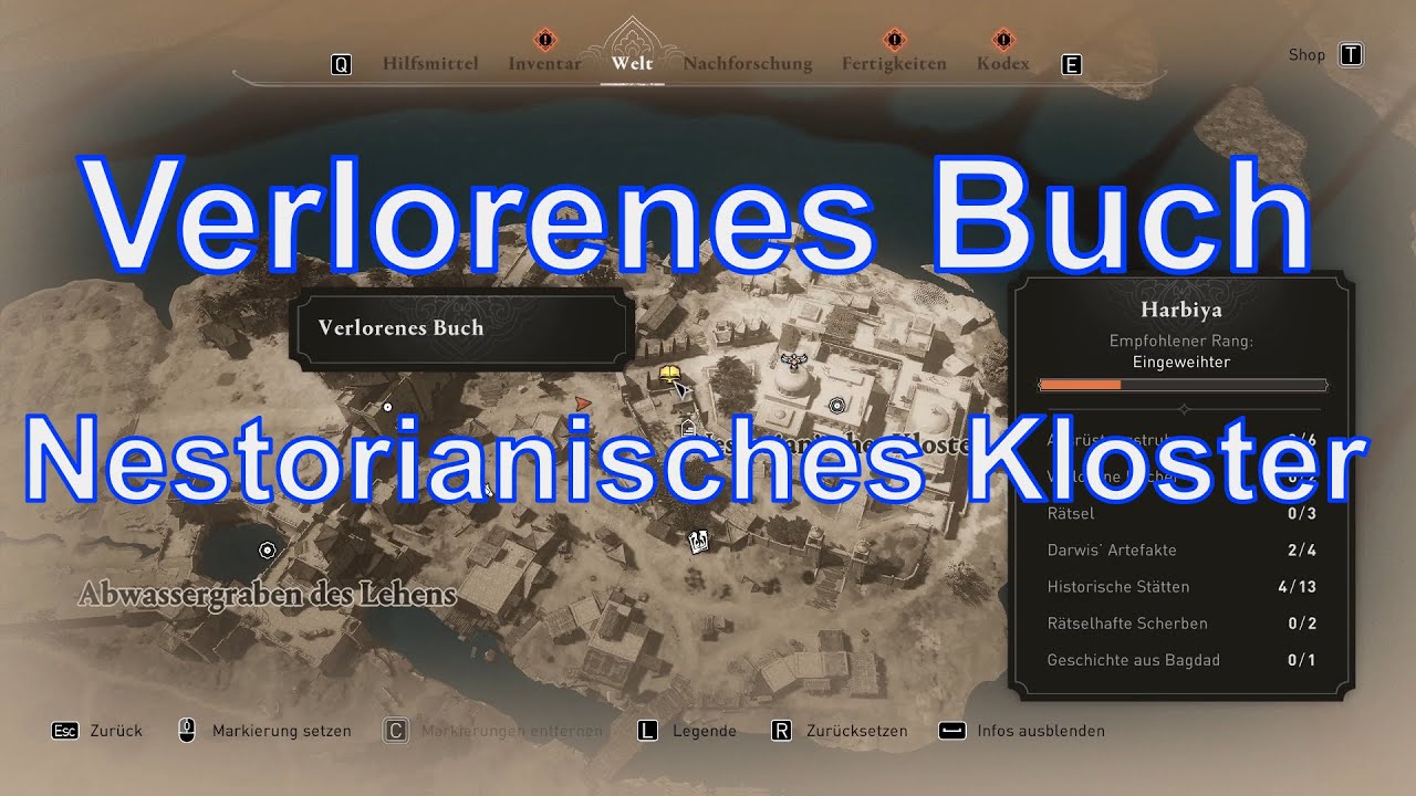 Verlorenes Buch in Nestorianisches Kloster, Assassin&rsquo;s Creed Mirage