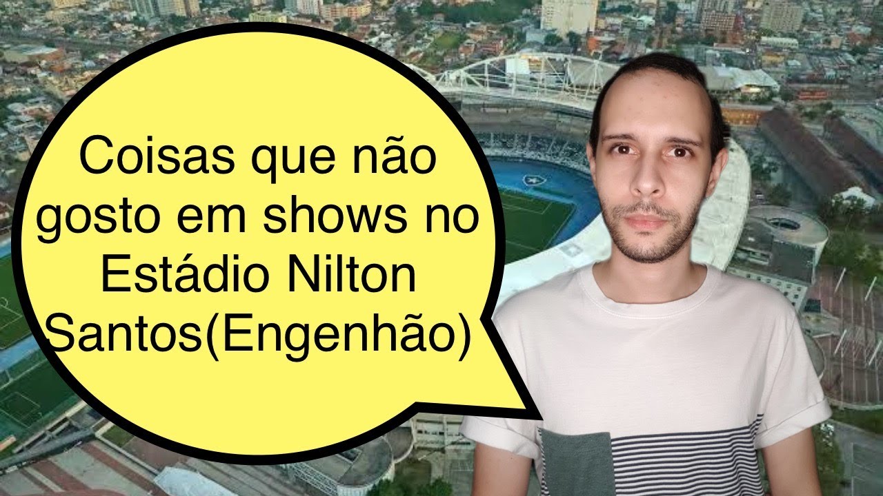 Não gosto de show no Estádio Nilton Santos (Engenhão) #BrunoMars