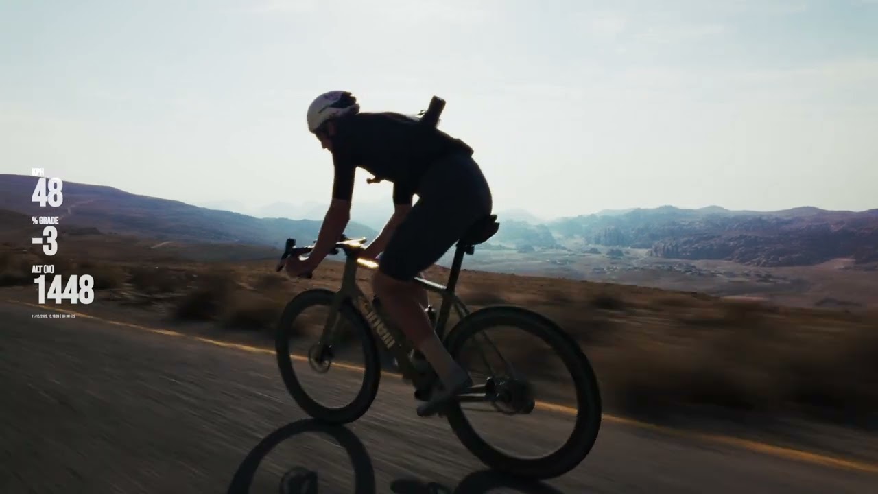 Jordan Bike Trail - Down to Little Petra