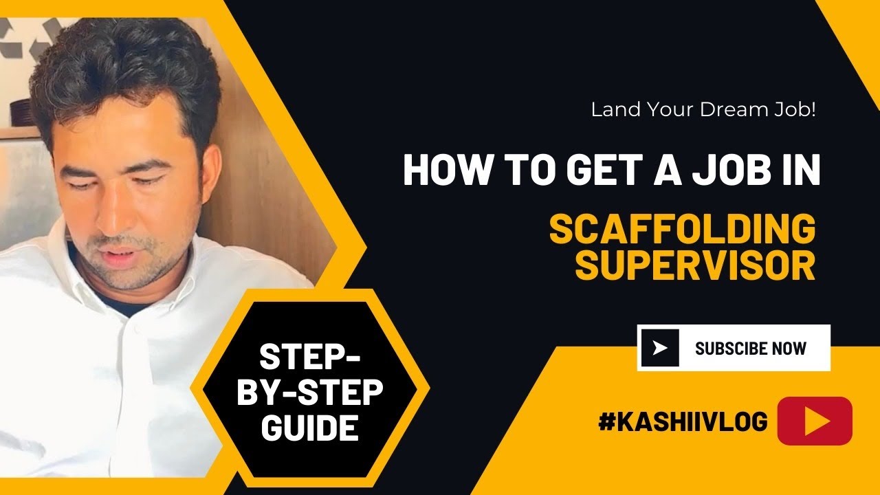Scaffolding supervisor main job kese milegi / how to get a job in scaffolding supervisor #supjob