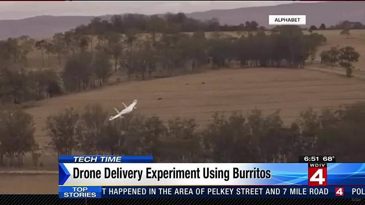 Tech Time: Done Chipotle Experiments with Drone Delivery of Burritos