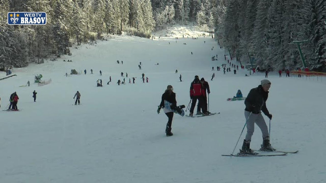 S-au deschis partiile de schi in Poiana Brasov