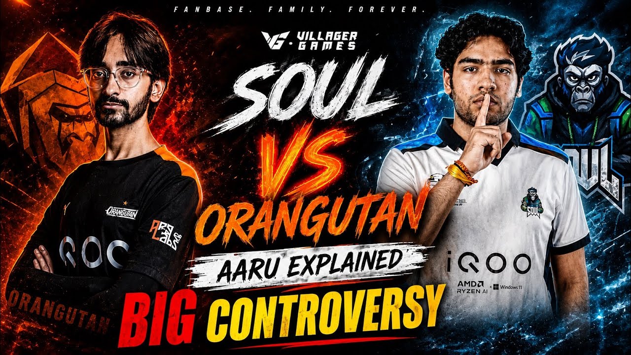 SOUL vs ORANGUTAN BIG CONTROVERSY 😱 | AARU EXPLAINED | BGMI