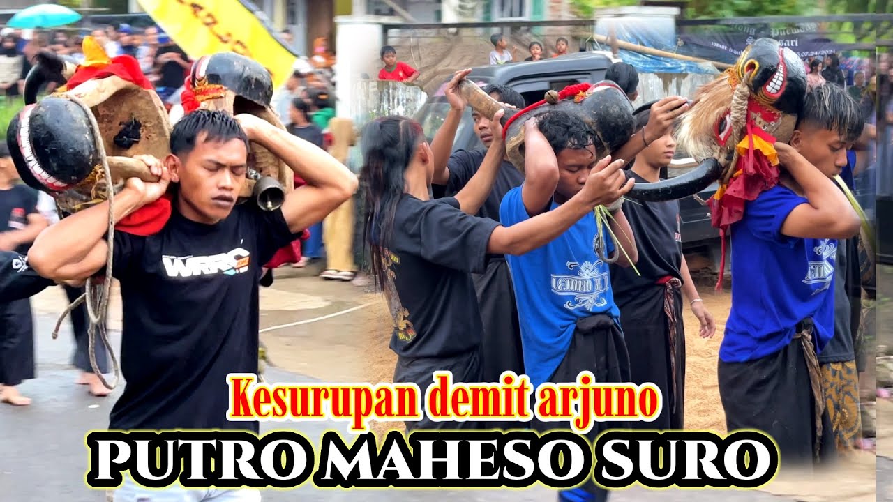 Kesurupan demit arjuno || PUTRO MAHESO SURO live kreweh - singosari