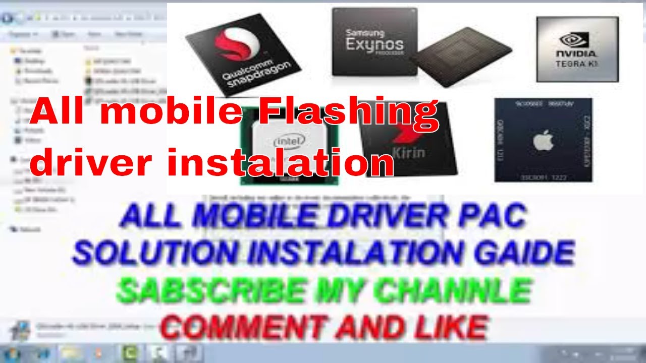 ALL MOBILE DRIVER  Instalation win 7,8,8.1,10 all windows