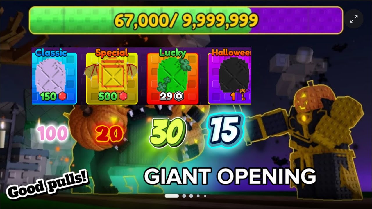 GIANT OPENING (some good pulls) (mythical tower defense’