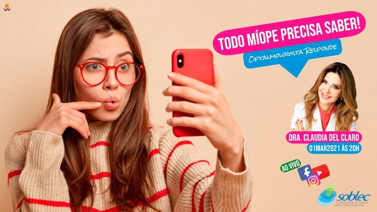 ESTRATÉGIAS PARA CONTROLAR A MIOPIA - LIVE COM DRA CLAUDIA DEL CLARO E DRA TANIA SCHAEFER DA SOBLEC