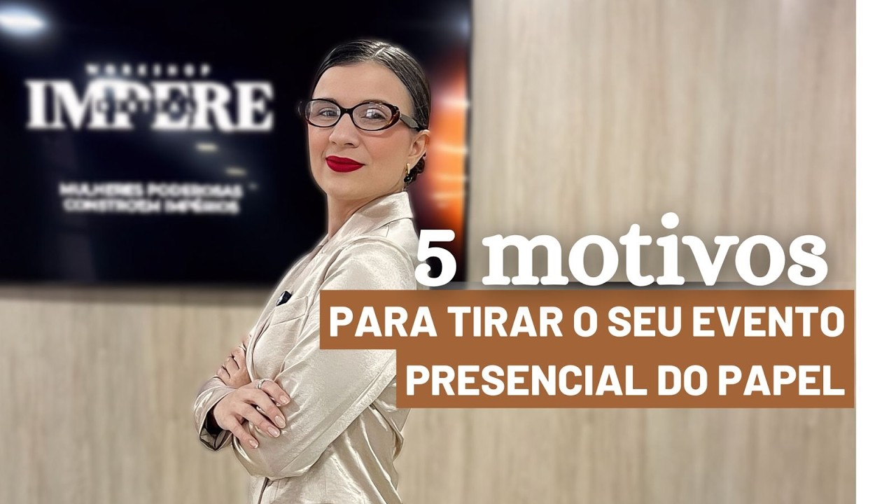 5 motivos para tirar seu evento presencial do papel ainda em 2026