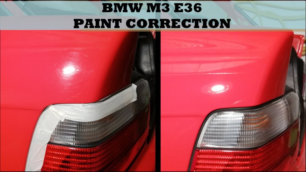 😍 BMW M3 E36 ⏩ Paint correction & detailing ⏪