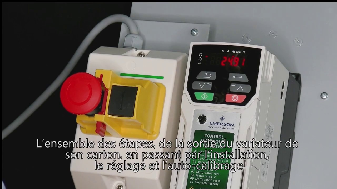 Facilité d'installation et paramétrage d'un Unidrive M200