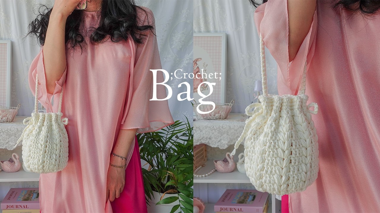 Crochet Bag🩷Hướng dẫn móc túi xách đi chơi Tết họa tiết trái tim xinh xinh🩷Vyvascrochet