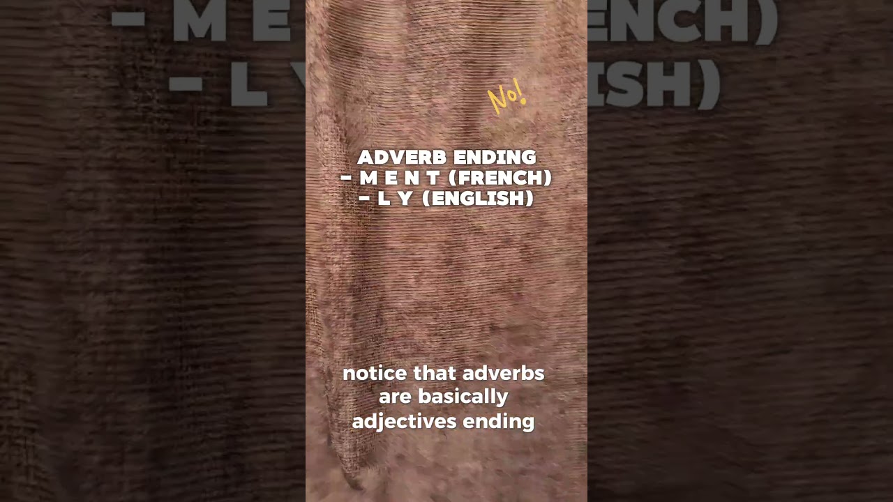 Use better French adverbs here's how!! #learnfrench #gcsefrench #frenchgcse #funny #tomaspinall