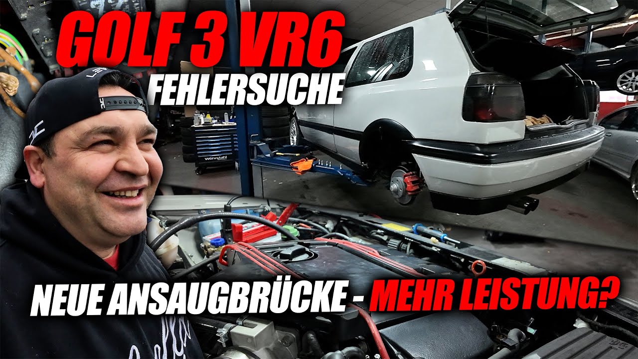 Golf 3 VR6 - Neue Ansaugbrücke - mehr Leistung? + Fehlersuche am Steuergerät