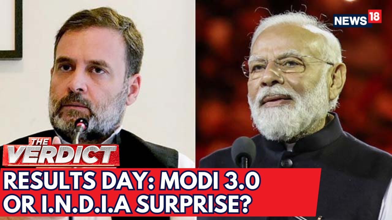 Lok Sabha Election Results | NDA Eyes Third Term While I.N.D.I.A Keeps Its Hopes Up | N18ER