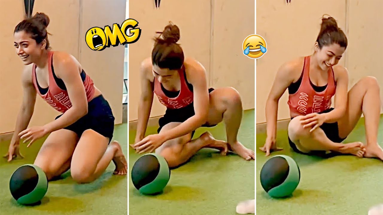 Rashmika Mandanna Latest FUNNY Moments At Workout Session | Pusupa -2 | Allu Arjun | Tupaki