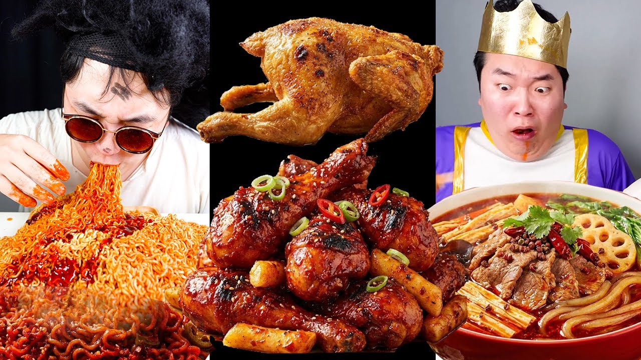 Fat King vs Thin Beggar! 🍗 Fried Chicken Eating Challenge! (Who Wins?)